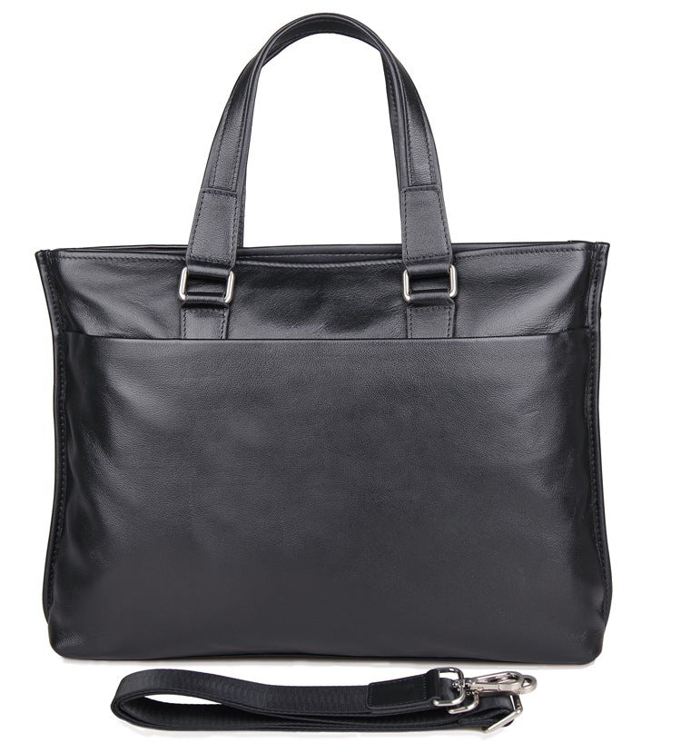 Mens Leather Laptop Messenger Bag Men Crossbody Leather Side Bags Briefcase For Mens 7328