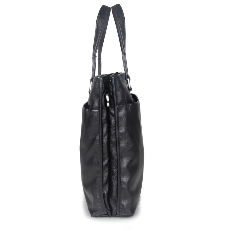 Mens Leather Laptop Messenger Bag Men Crossbody Leather Side Bags Briefcase For Mens 7328