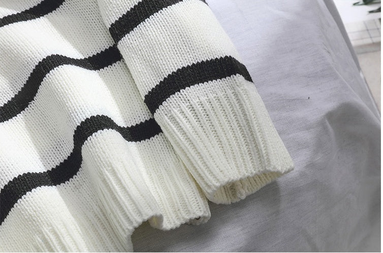 Autumn And Winter Turtleneck Sweaters For Men And Boys Trend All-match Line Clothes Lazy Wind
