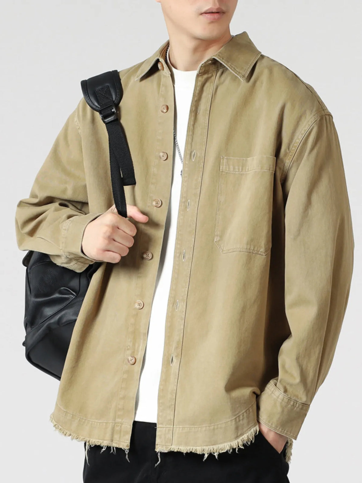 Men's Button Up Long Sleeve Shirt